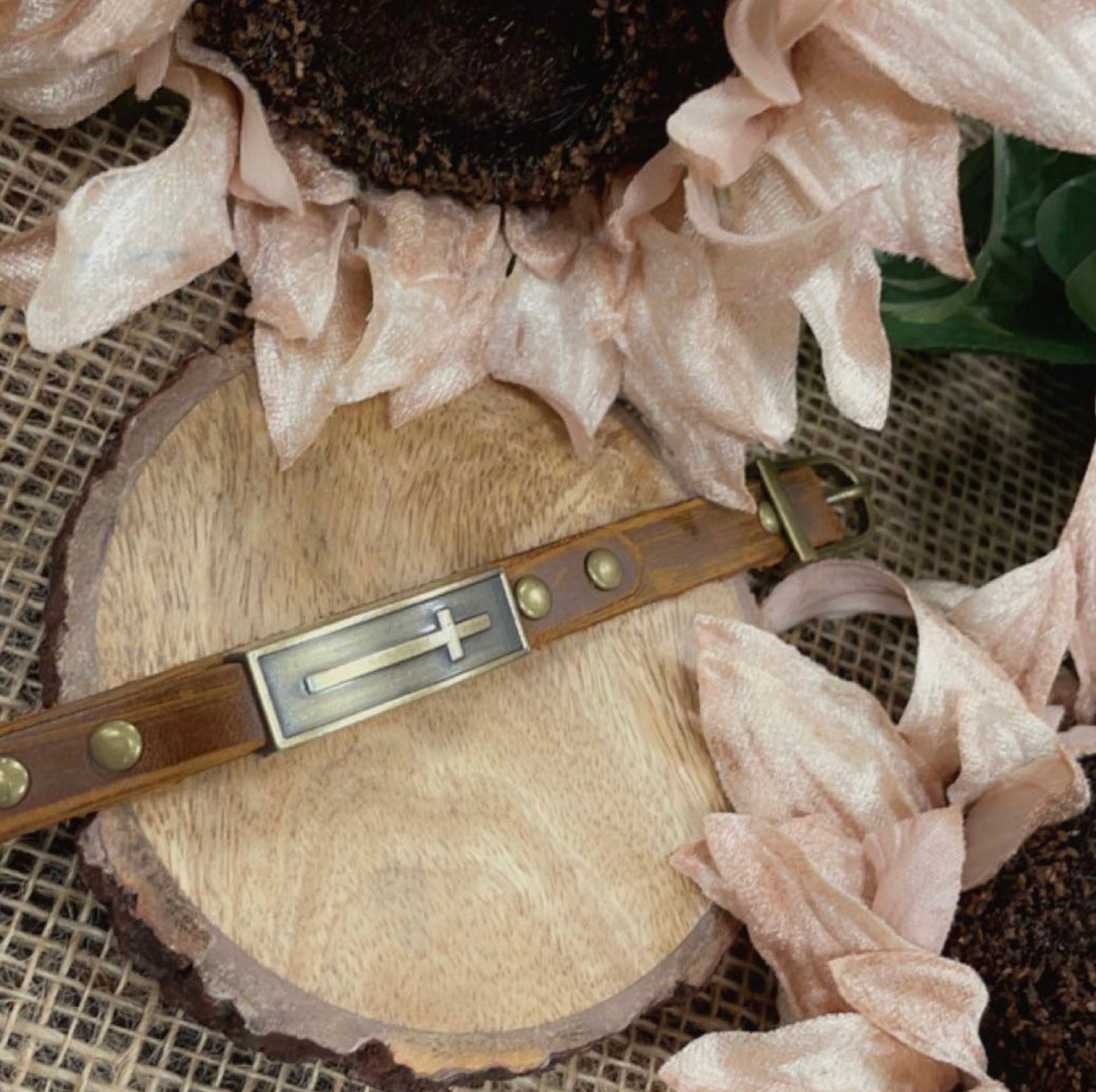 Leather Wristlet