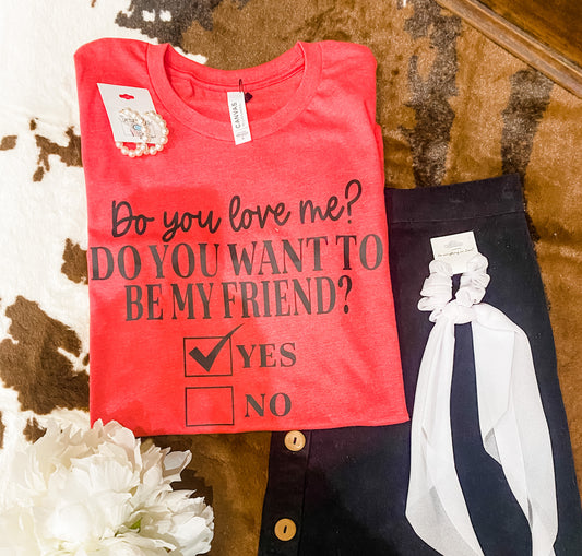 Check Yes or No Tee